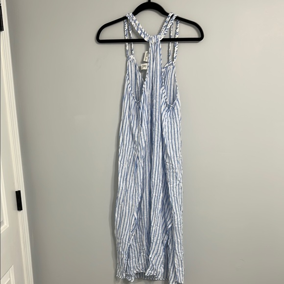 Rachel Zoe Blue and White Striped Swim Coverup - Picture 4 of 6